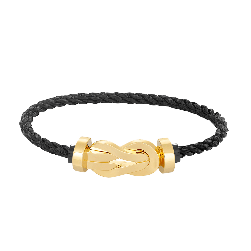 [Rose Tomorrow]CHANCE LARGE 8 FIGURE BUCKLE NO DIAMOND BRACELET GOLD