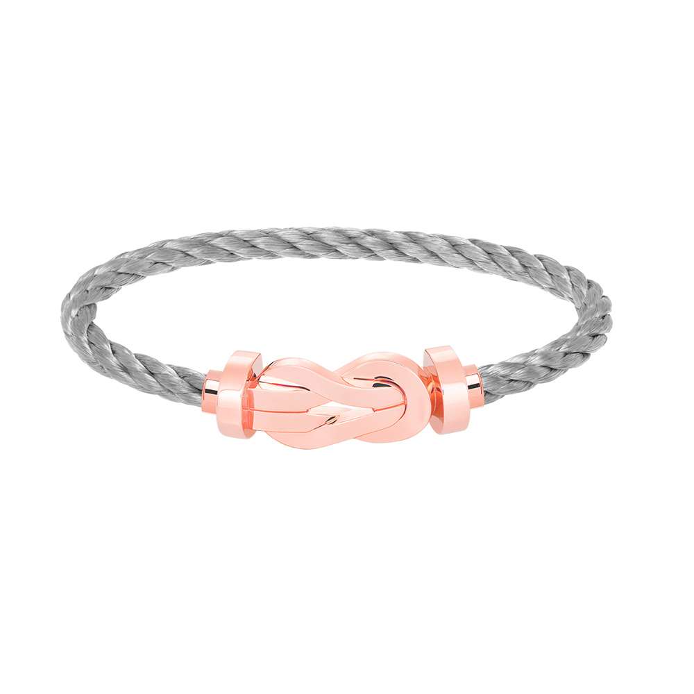 [Rose Tomorrow]CHANCE LARGE 8 FIGURE BUCKLE NO DIAMOND BRACELET ROSE GOLD