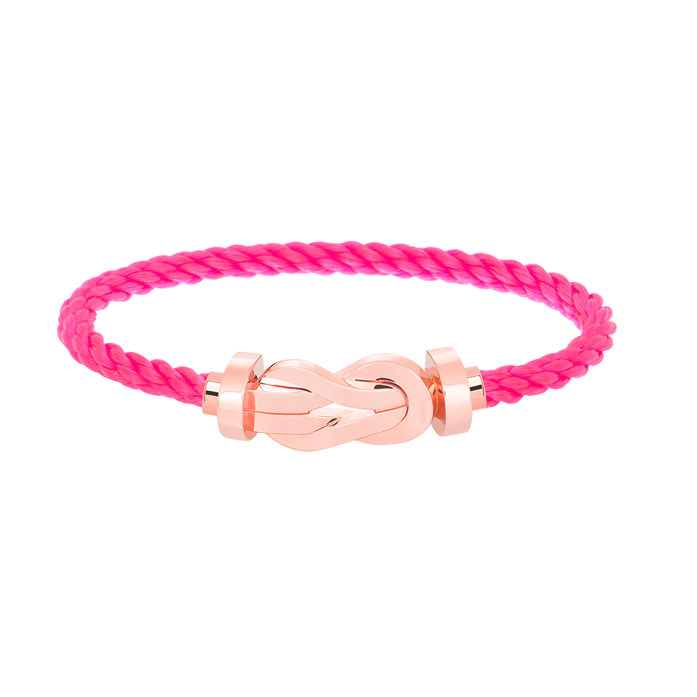 [Rose Tomorrow]CHANCE LARGE 8 FIGURE BUCKLE NO DIAMOND BRACELET ROSE GOLD