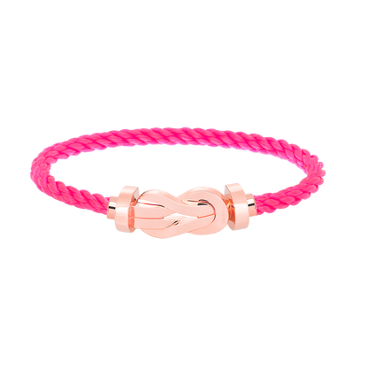 [Rose Tomorrow]CHANCE LARGE 8 FIGURE BUCKLE NO DIAMOND BRACELET ROSE GOLD