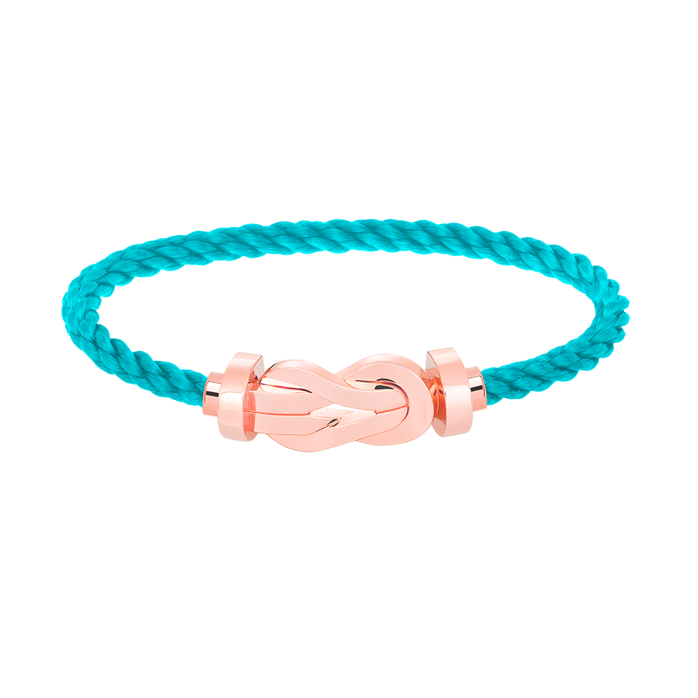 [Rose Tomorrow]CHANCE LARGE 8 FIGURE BUCKLE NO DIAMOND BRACELET ROSE GOLD