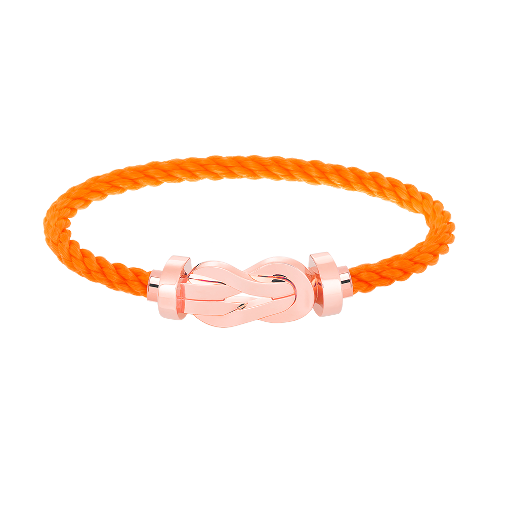 [Rose Tomorrow]CHANCE LARGE 8 FIGURE BUCKLE NO DIAMOND BRACELET ROSE GOLD