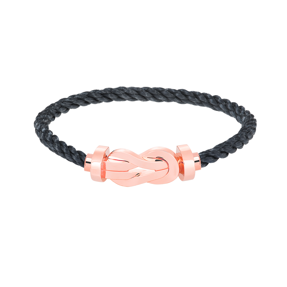 [Rose Tomorrow]CHANCE LARGE 8 FIGURE BUCKLE NO DIAMOND BRACELET ROSE GOLD