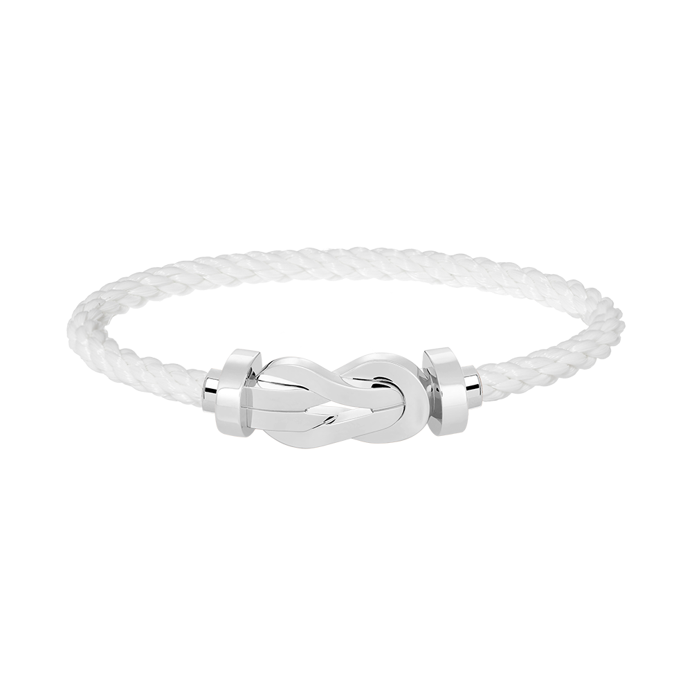 [Rose Tomorrow]CHANCE LARGE 8 FIGURE BUCKLE NO DIAMOND BRACELET SILVER