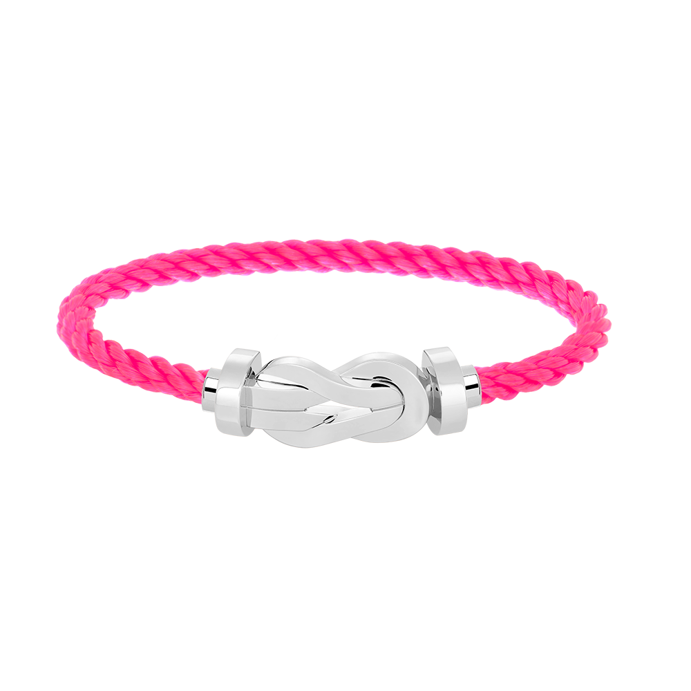 [Rose Tomorrow]CHANCE LARGE 8 FIGURE BUCKLE NO DIAMOND BRACELET SILVER