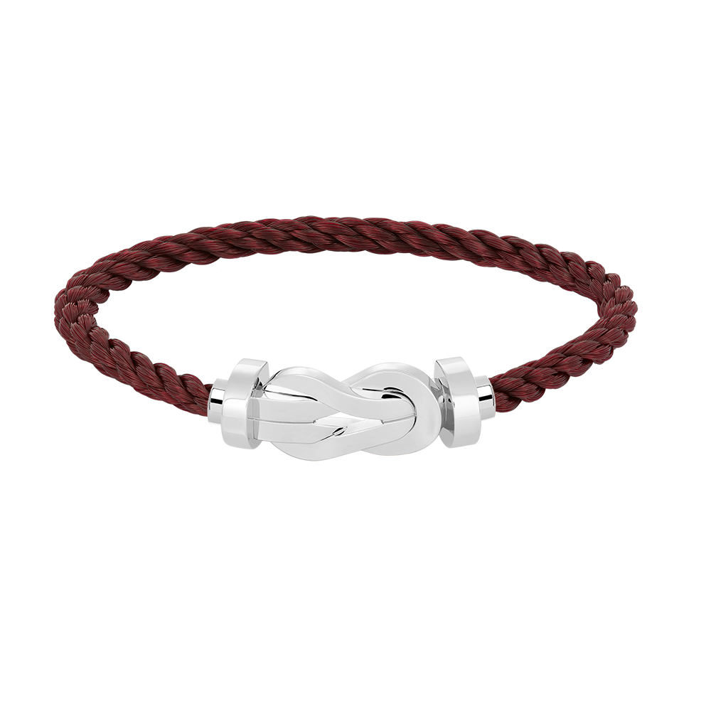 [Rose Tomorrow]CHANCE LARGE 8 FIGURE BUCKLE NO DIAMOND BRACELET SILVER