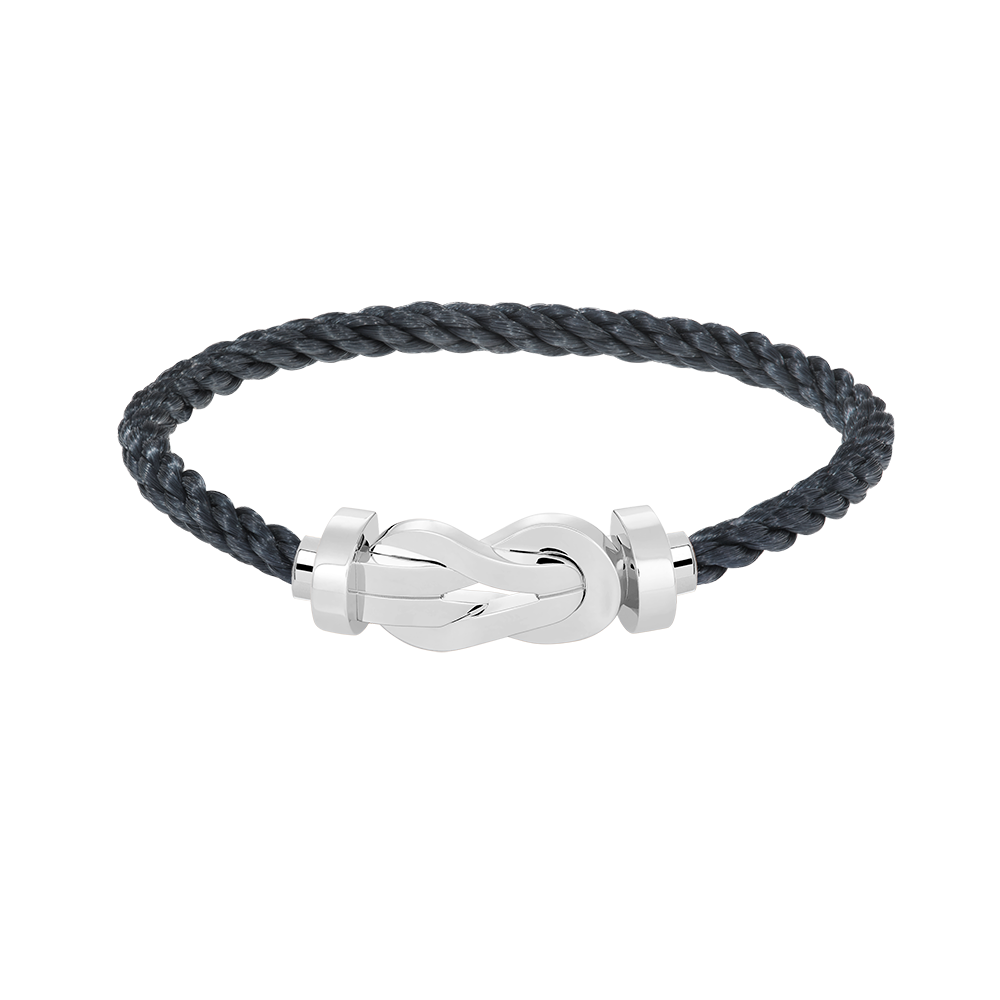 [Rose Tomorrow]CHANCE LARGE 8 FIGURE BUCKLE NO DIAMOND BRACELET SILVER