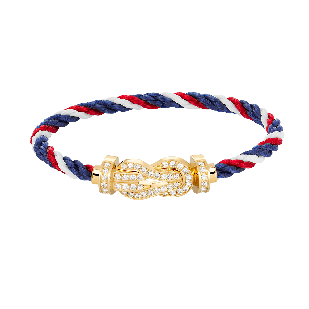 [Rose Tomorrow]CHANCE LARGE 8 FIGURE BUCKLE FULLDIAMOND BRACELET GOLD