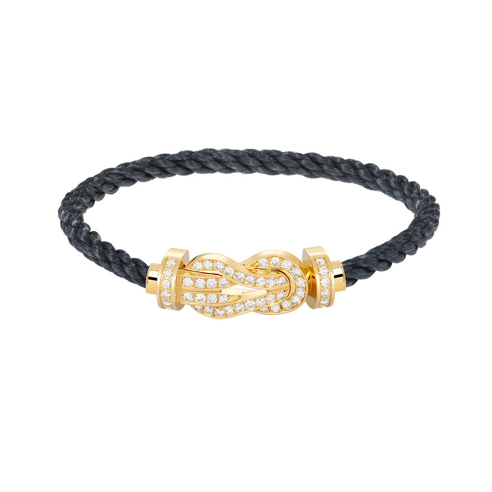 [Rose Tomorrow]CHANCE LARGE 8 FIGURE BUCKLE FULLDIAMOND BRACELET GOLD