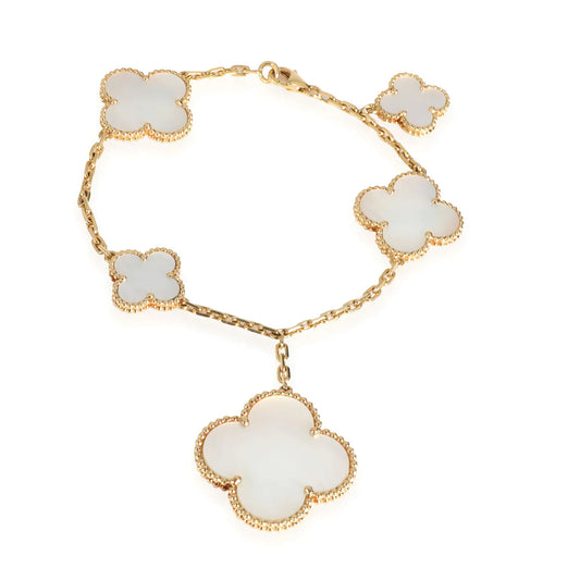 [Rose Tomorrow]MAGIC CLOVER MOP GOLD BRACELET 5 MOTIFS