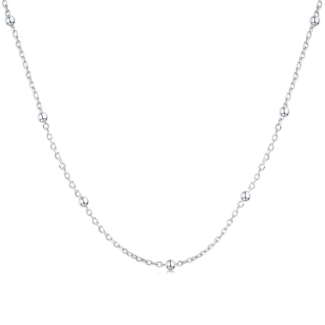 [Rose Tomorrow]Small Bead Clavicle Chain Simple Necklace