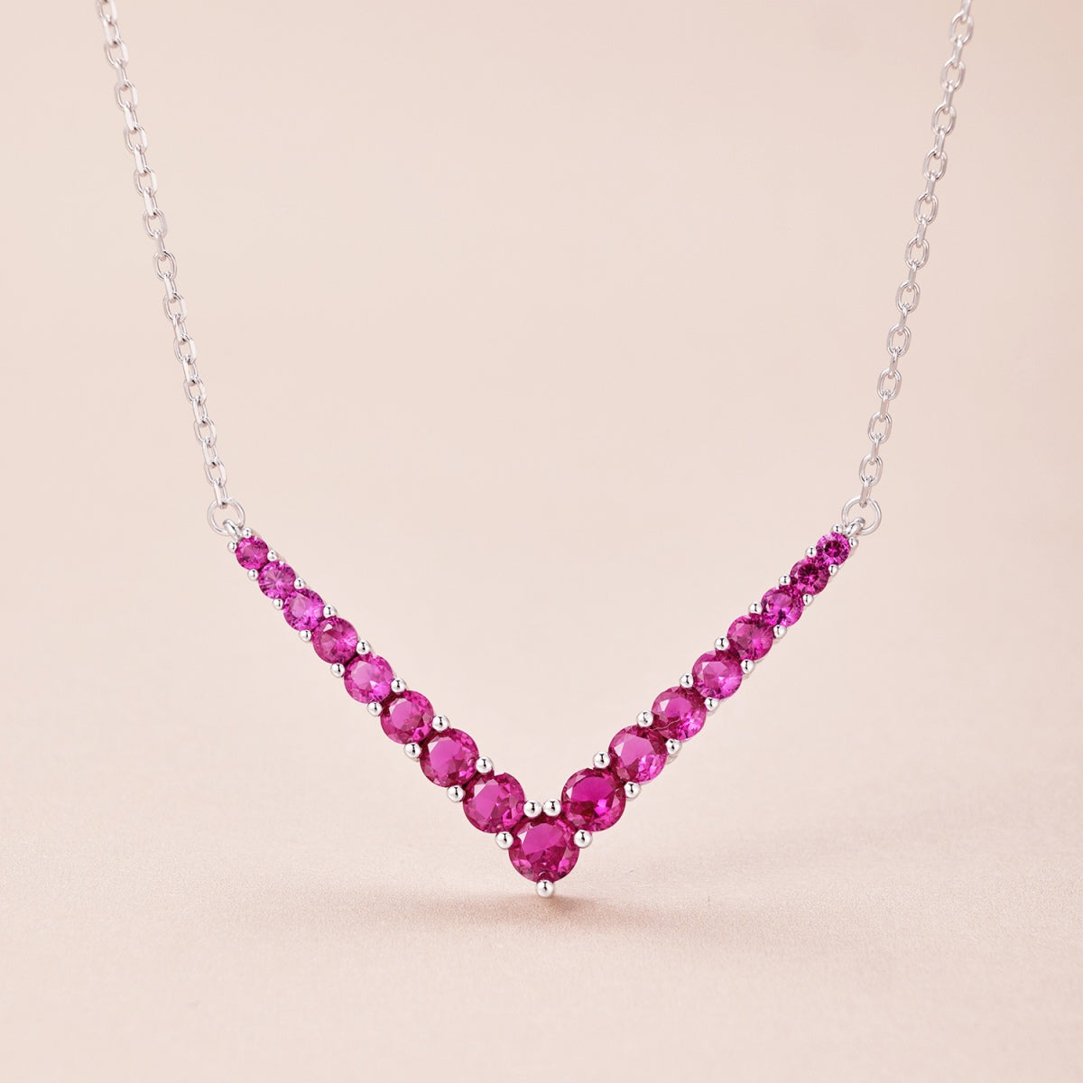 [Rose Tomorrow]Ornate Round Cut Necklace