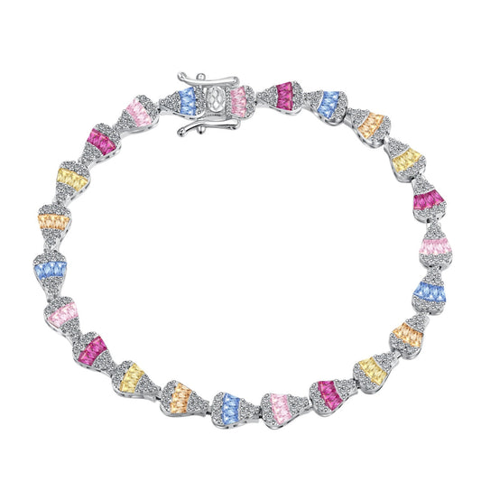 [Rose Tomorrow]Radiant Water Drop Shape Daily Bracelet