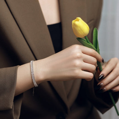 [Rose Tomorrow]Exquisite Emerald Cut Daily Bracelet