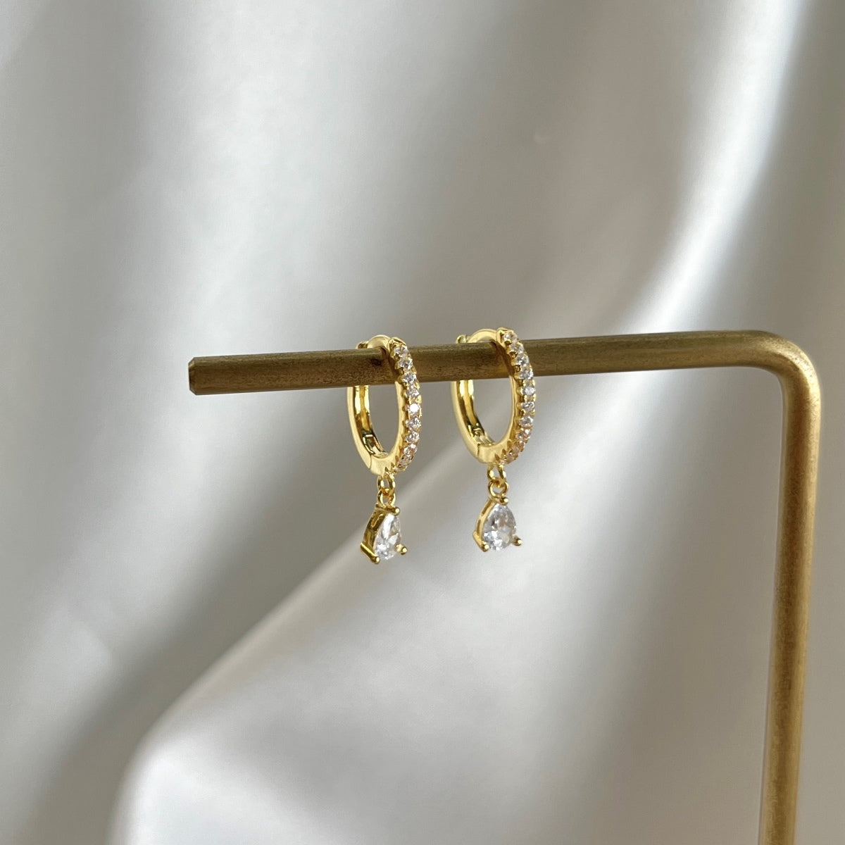 [Rose Tomorrow]Luxurious Geometric Drop Earrings