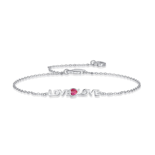 [Rose Tomorrow]Romantic Heart Shape Lover Bracelet