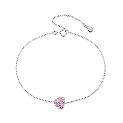 [Rose Tomorrow]Heart-Shaped Gentle and Versatile Bracelet