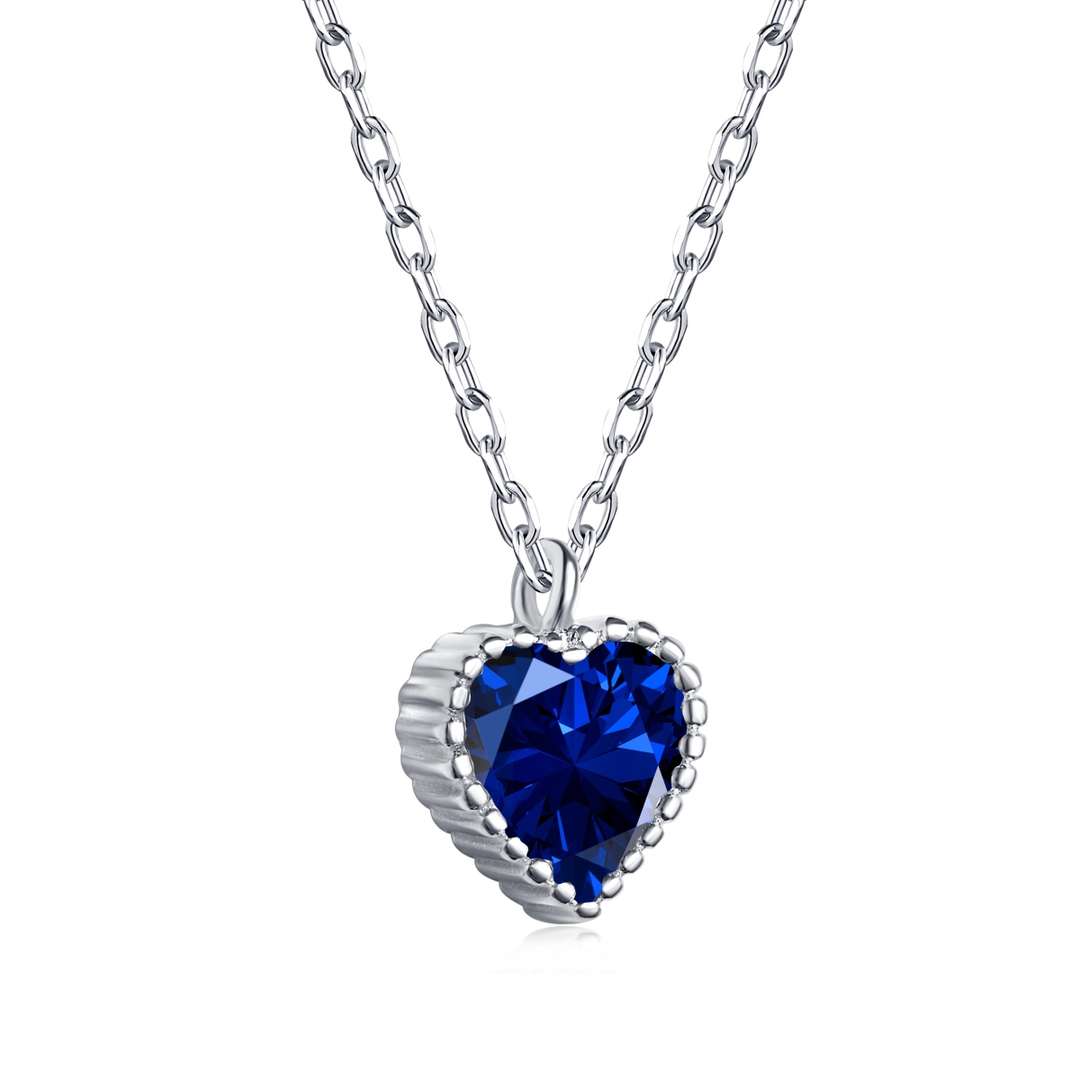 [Rose Tomorrow]Ornate Heart Shape Necklace