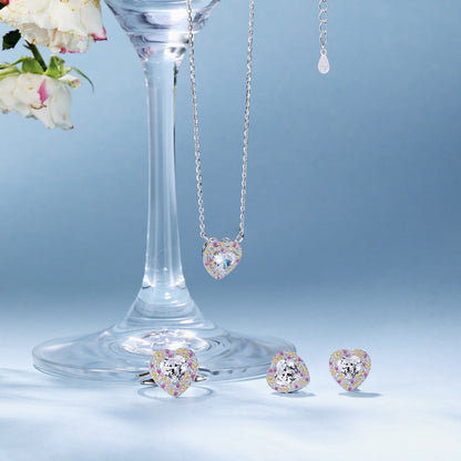 [Rose Tomorrow]Exquisite Heart Shape Necklace