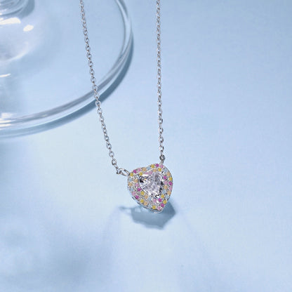 [Rose Tomorrow]Exquisite Heart Shape Necklace