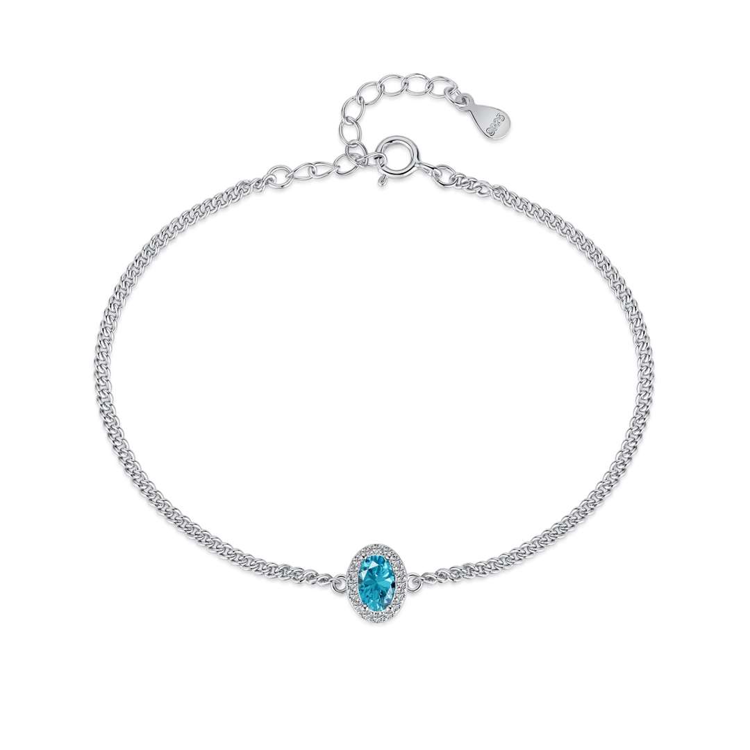 [Rose Tomorrow]Exquisite Oval Shape Bracelet