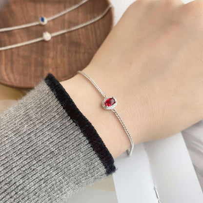 [Rose Tomorrow]Exquisite Oval Shape Bracelet