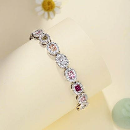 [Rose Tomorrow]Exquisite Ornate Emerald Cut Daily Bracelet