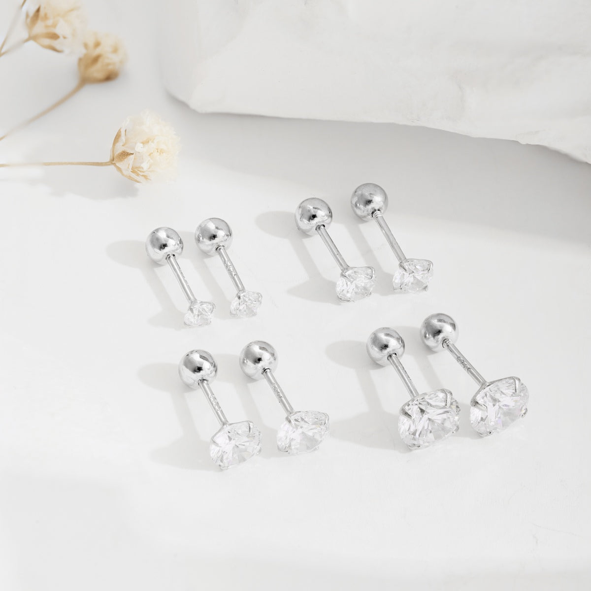 [Rose Tomorrow]Unique U-Shaped Ear Bone Earrings