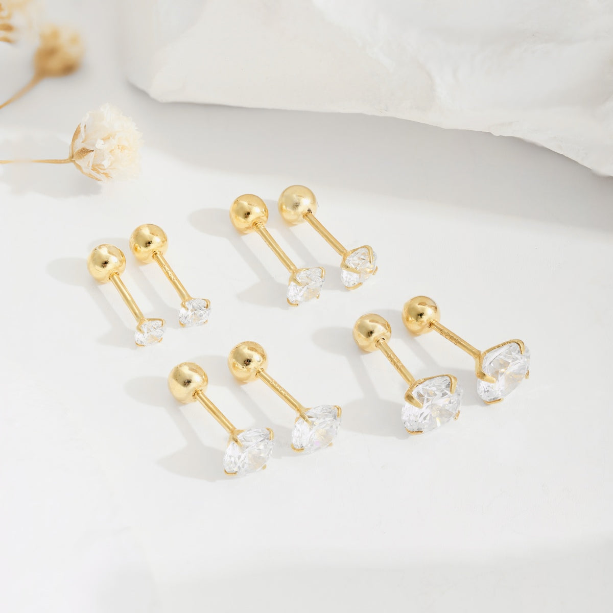 [Rose Tomorrow]Unique U-Shaped Ear Bone Earrings