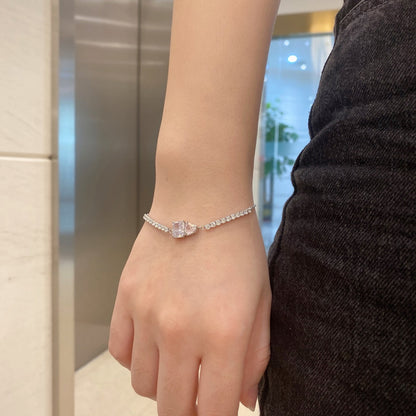 [Rose Tomorrow]Dazzling Unique Multi Shape Lover Bracelet