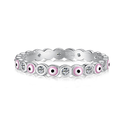 [Rose Tomorrow]Sparkling Vibrant Round Shape Daily Ring