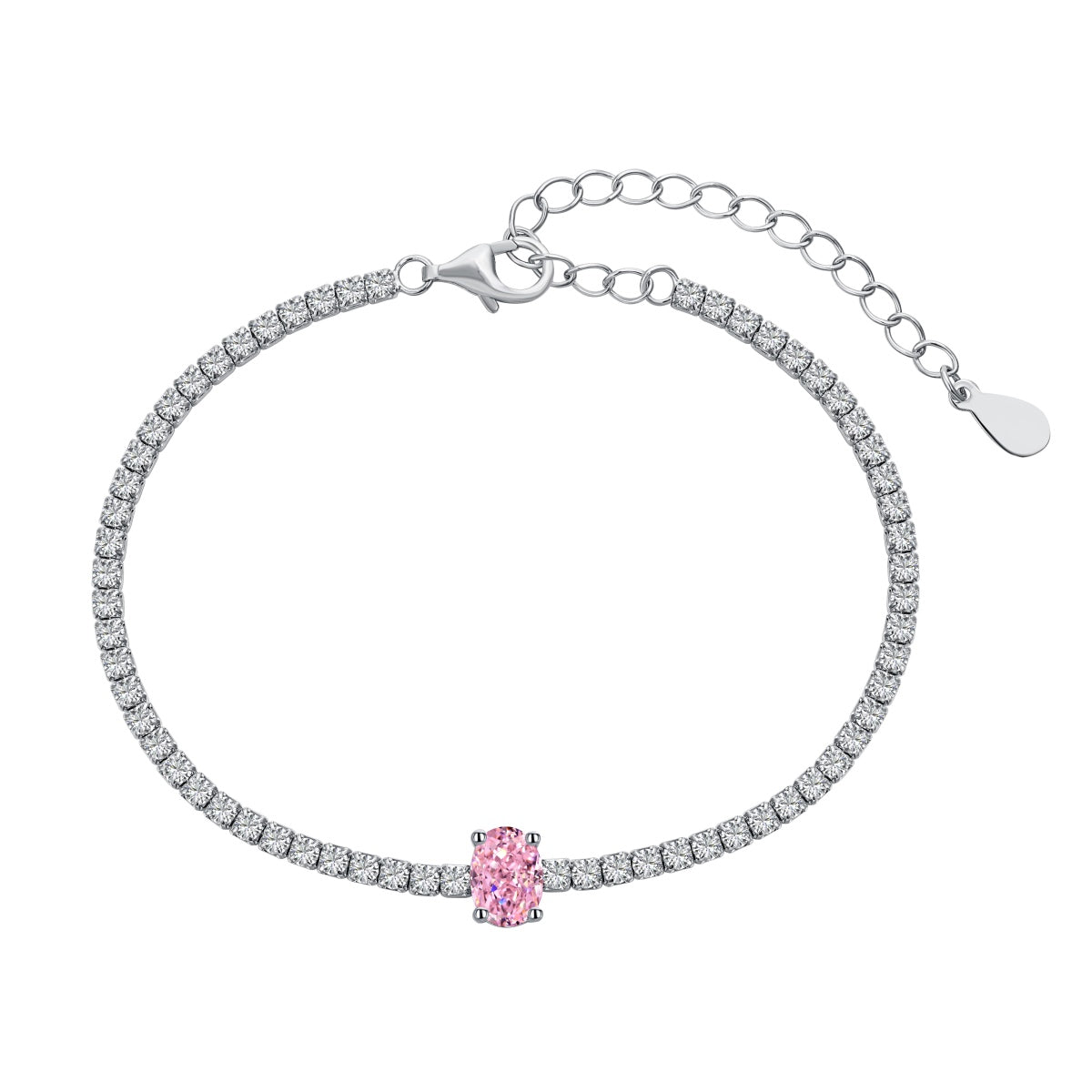 [Rose Tomorrow]0.75 Carat Exquisite Oval Cut Daily Bracelet