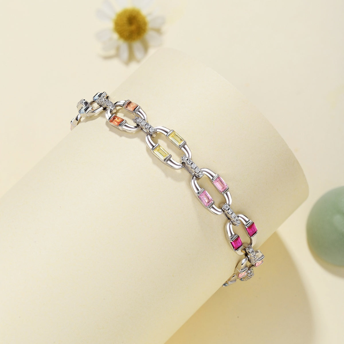 [Rose Tomorrow]Dazzling Colorful Daily Bracelet