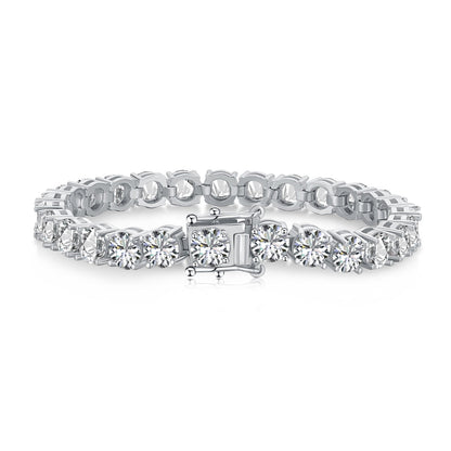 [Rose Tomorrow]0.75 Carat Dazzling Round Cut Wedding Bracelet