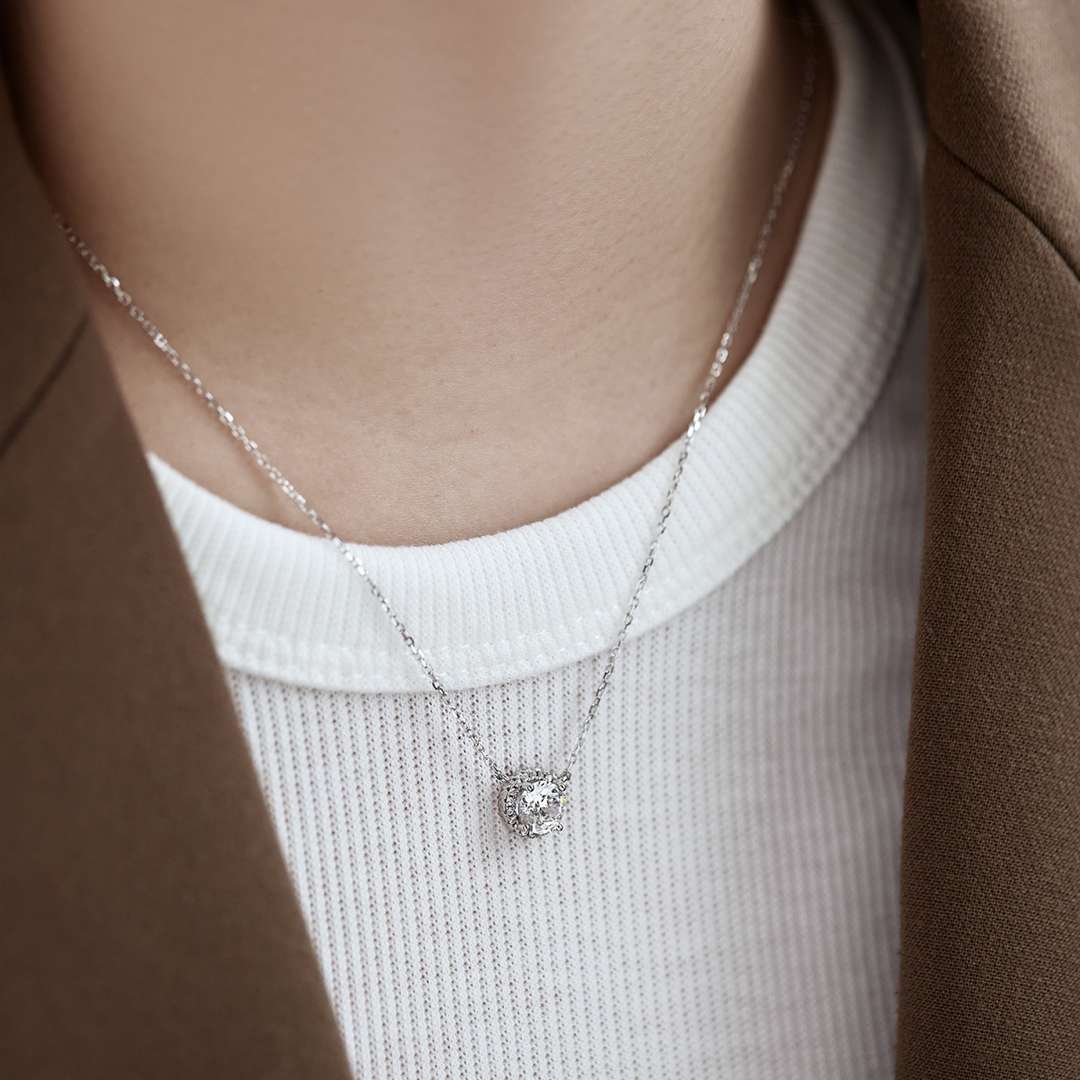 [Rose Tomorrow]Luxurious Round Cut Necklace