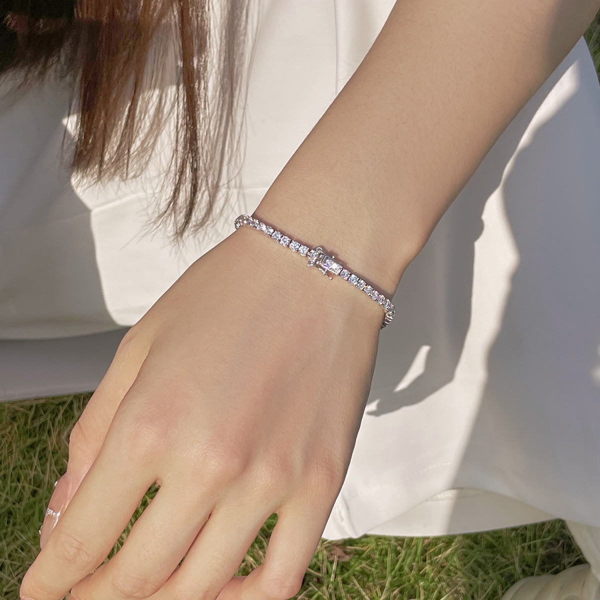 [Rose Tomorrow]Radiant Colorful Round Cut Party Bracelet