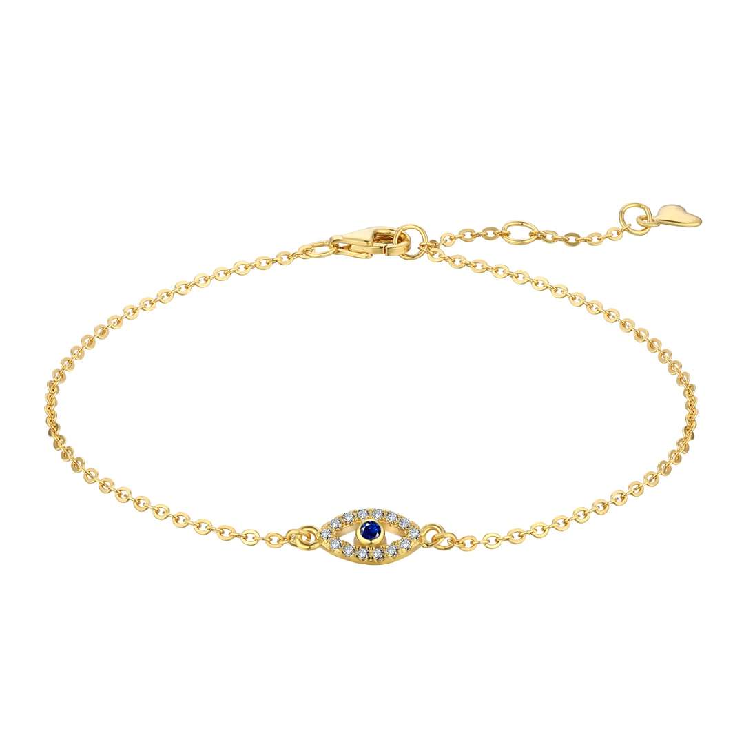 [Rose Tomorrow]Evil Eye Shape Necklace