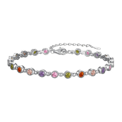 [Rose Tomorrow]Sparkling Exquisite Round Cut Party Bracelet