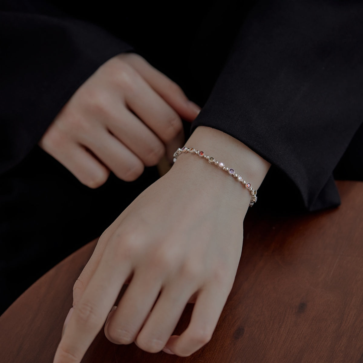 [Rose Tomorrow]Sparkling Exquisite Round Cut Party Bracelet