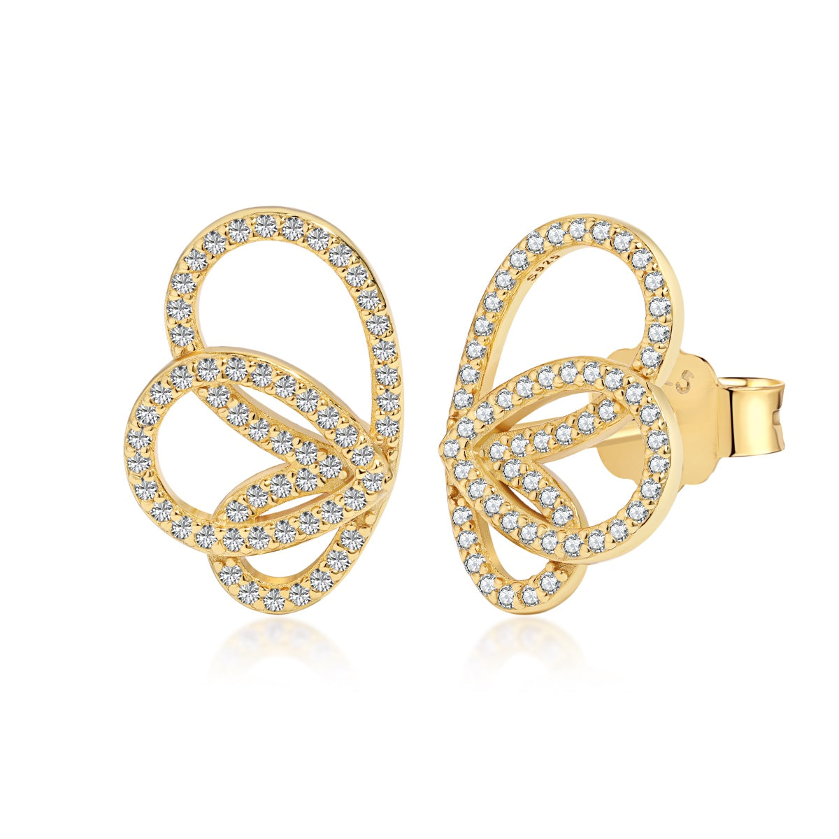 [Rose Tomorrow]Exquisite Butterfly Shape Earrings