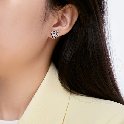 [Rose Tomorrow]Exquisite Flower Shape Daily Earrings