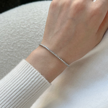 [Rose Tomorrow]Dazzling Exquisite Round Cut Daily Bracelet