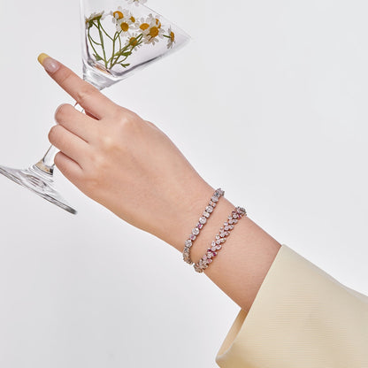 [Rose Tomorrow]Dainty Exquisite Flower Shape Daily Bracelet