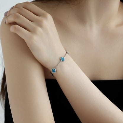 [Rose Tomorrow]Four-Leaf Clover Exquisite Bracelet