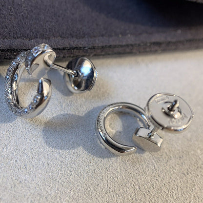 [Rose Tomorrow]JUSTE EARRINGS SILVER DIAMONDS