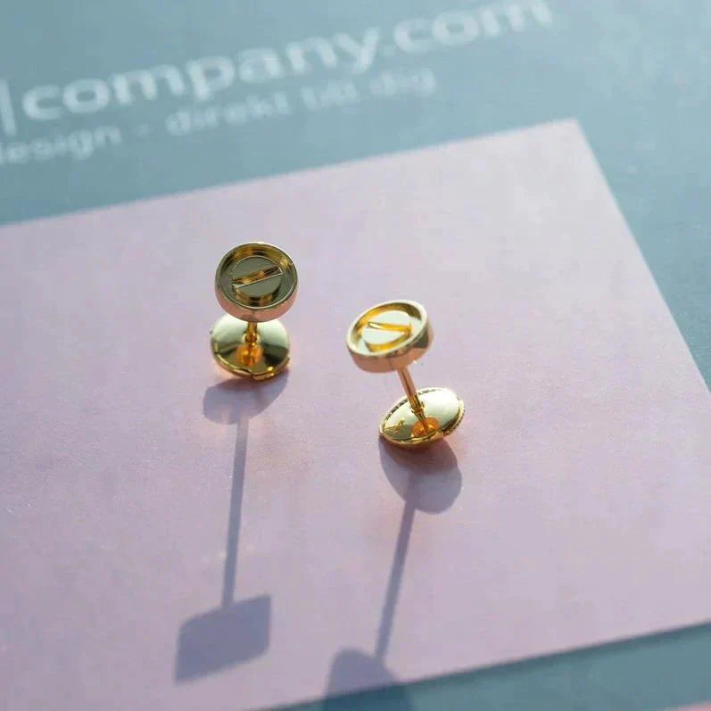 [Rose Tomorrow]LOVE EARRINGS GOLD 10MM