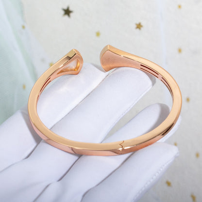 [Rose Tomorrow]DREAM BRACELET OPEN PINK GOLD MOP DIAMOND