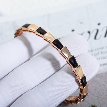 [Rose Tomorrow]SERPENTI BRACELET PINK GOLD ONYX