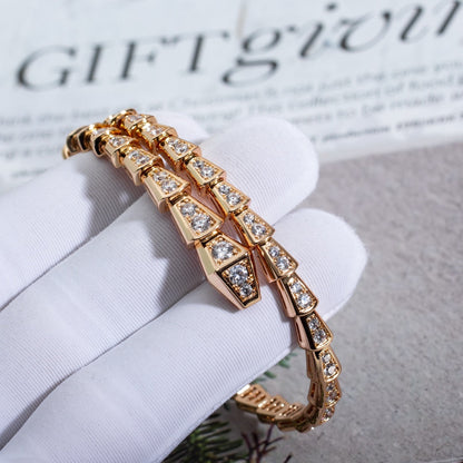 [Rose Tomorrow]SERPENTI BRACELET 6.8MM PINK GOLD DIAMOND