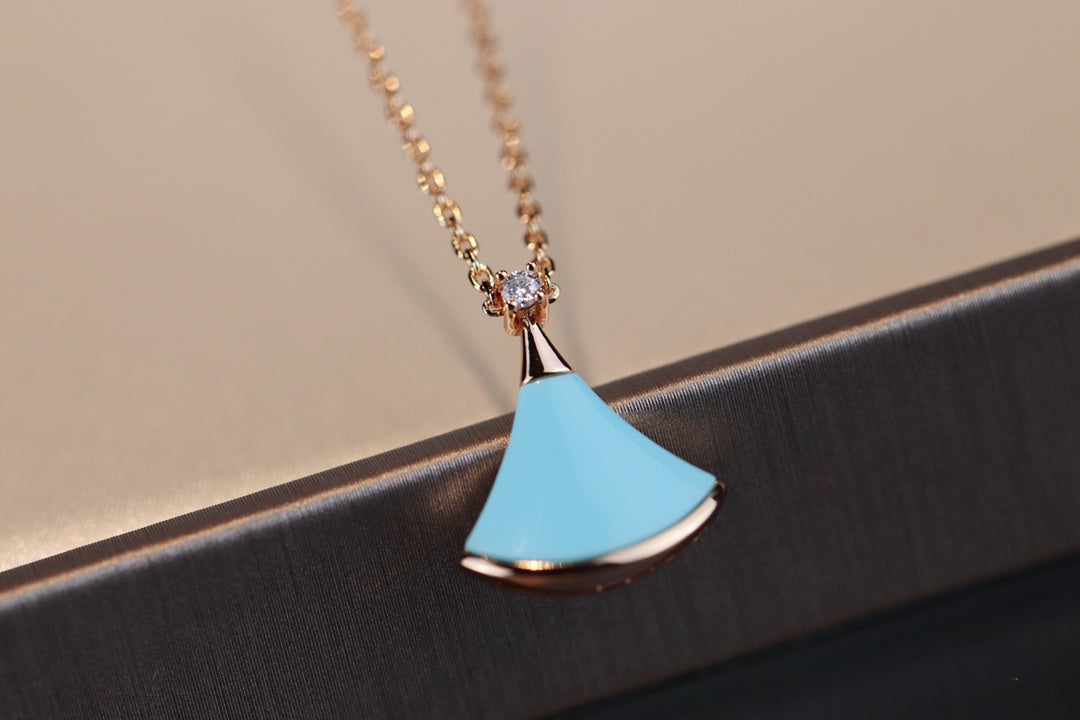 [Rose Tomorrow]DREAM NECKLACE TURQUOISE PINK GOLD